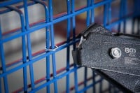 hog ring pliers wire cage fastening detail