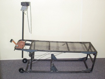 height adjustable sheep shearing stand