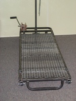 height adjustable livestock shearing stand