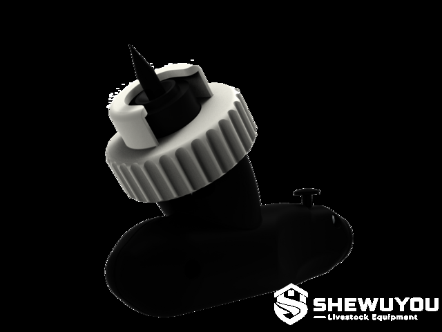 Poultry intraocular vaccine applicator with bottle adapter