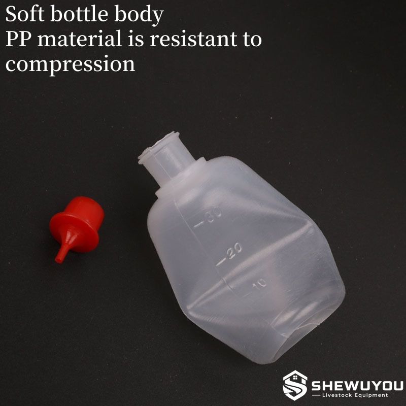poultry vaccine dropper bottle body and nozzle
