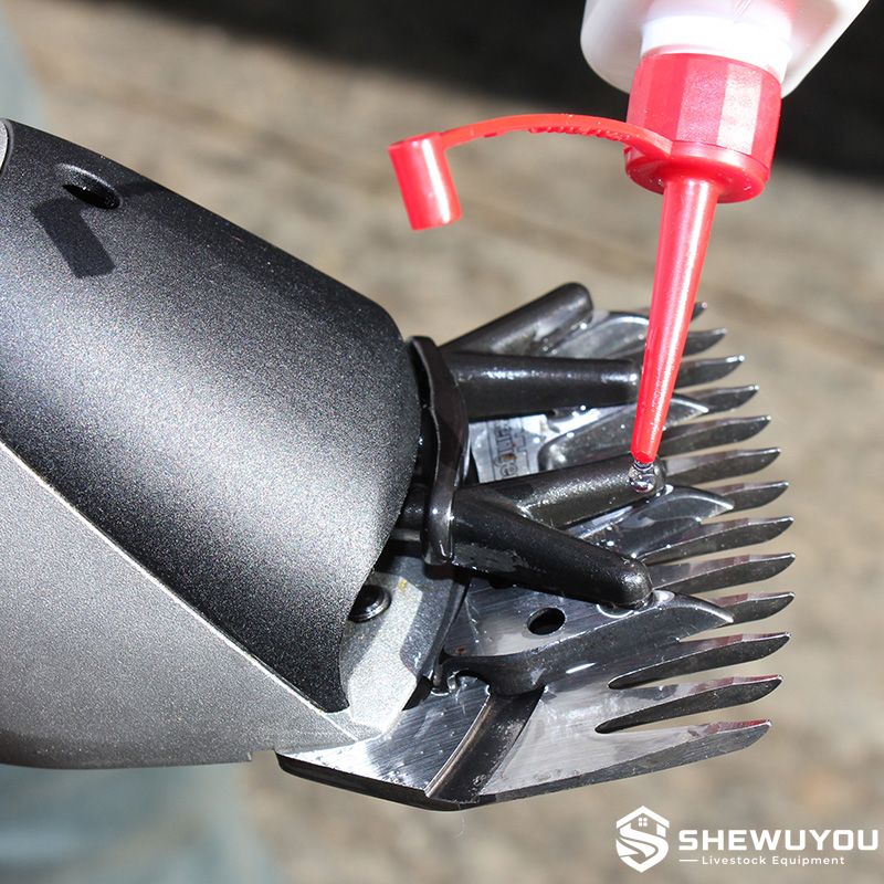 shearing machine lubricating oil application