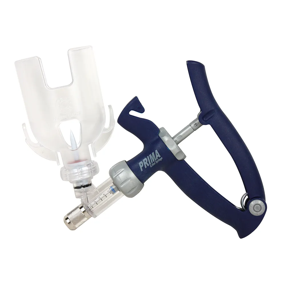 Portable bottle-fed veterinary vaccine dropper
