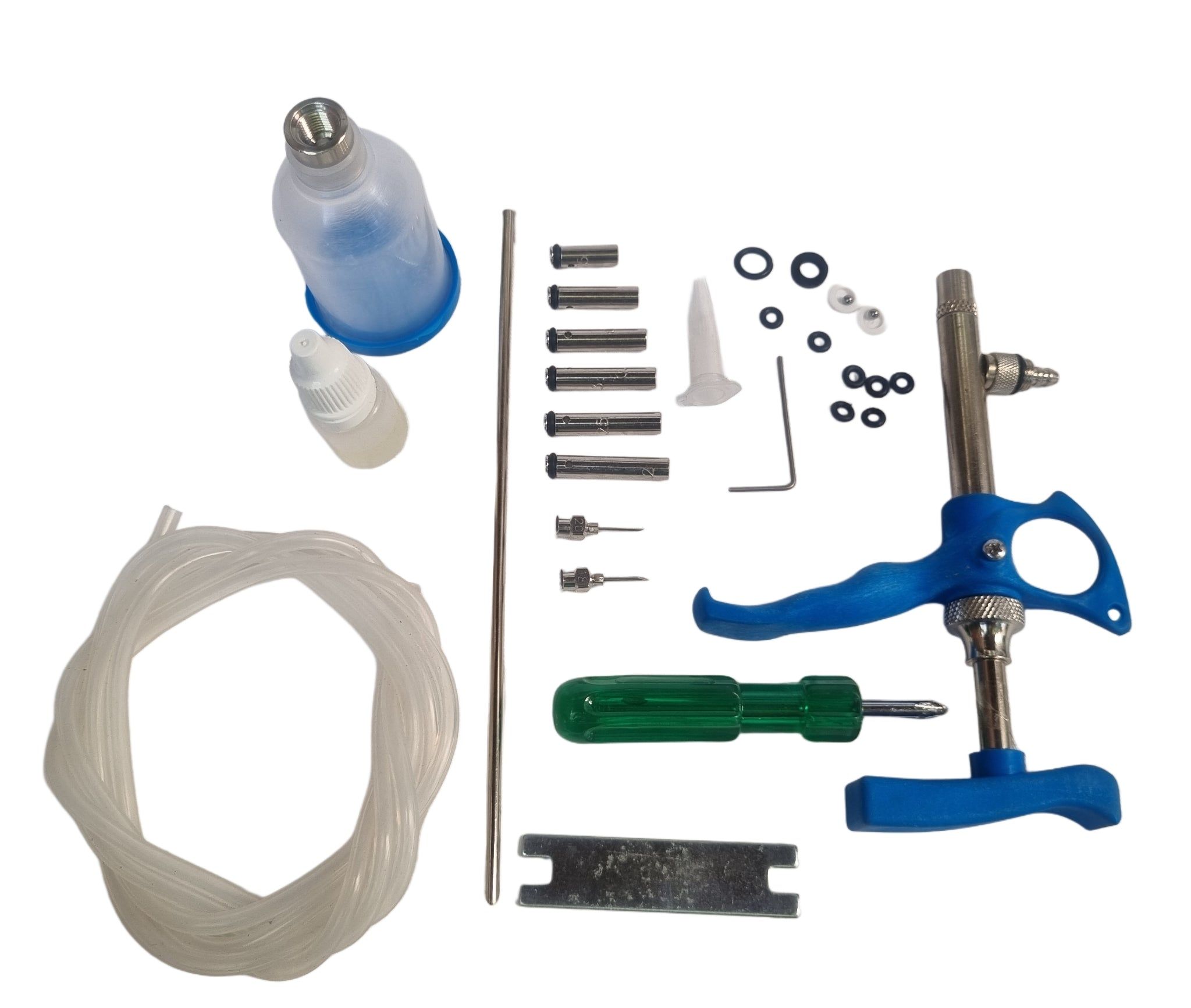 tube-fed poultry vaccinator handpiece and spare parts