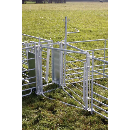 galvanized two-way sheep sorting gate
