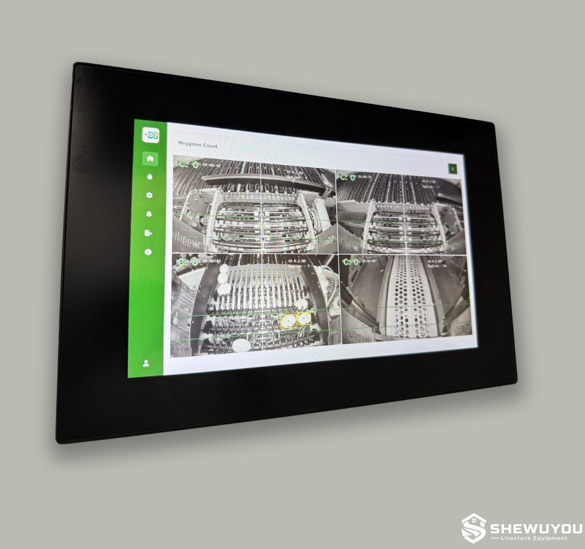 automatic egg counting monitoring display