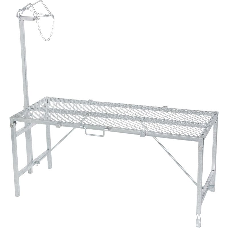 galvanized sheep grooming trimming platform