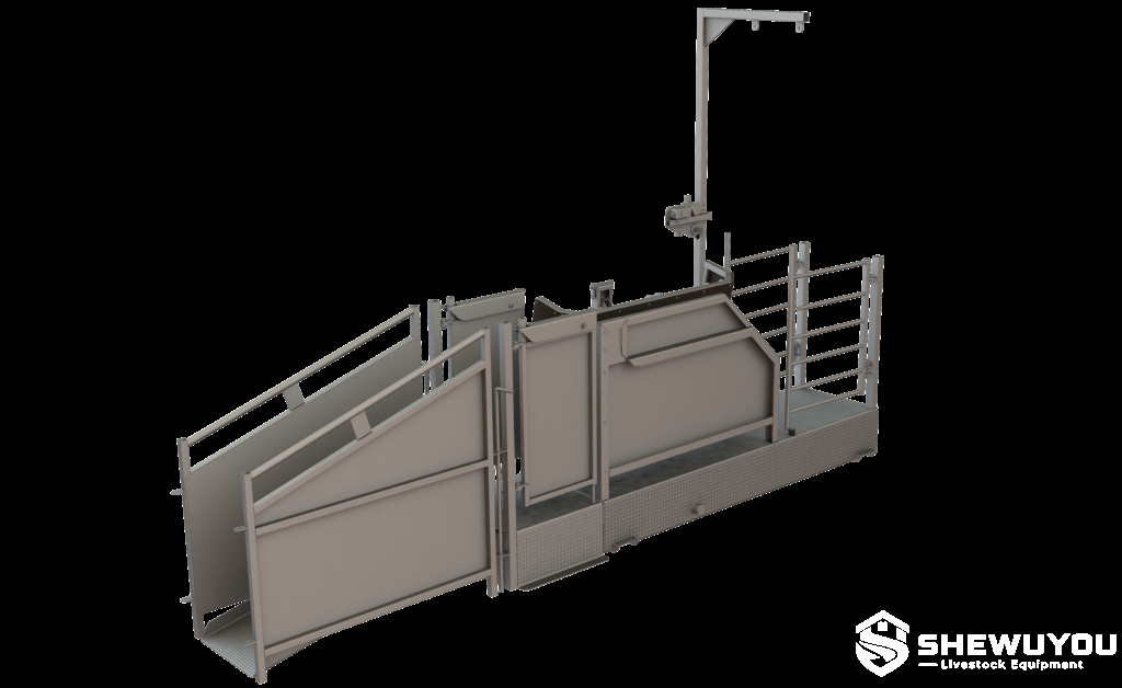 pneumatic sheep restraining handler