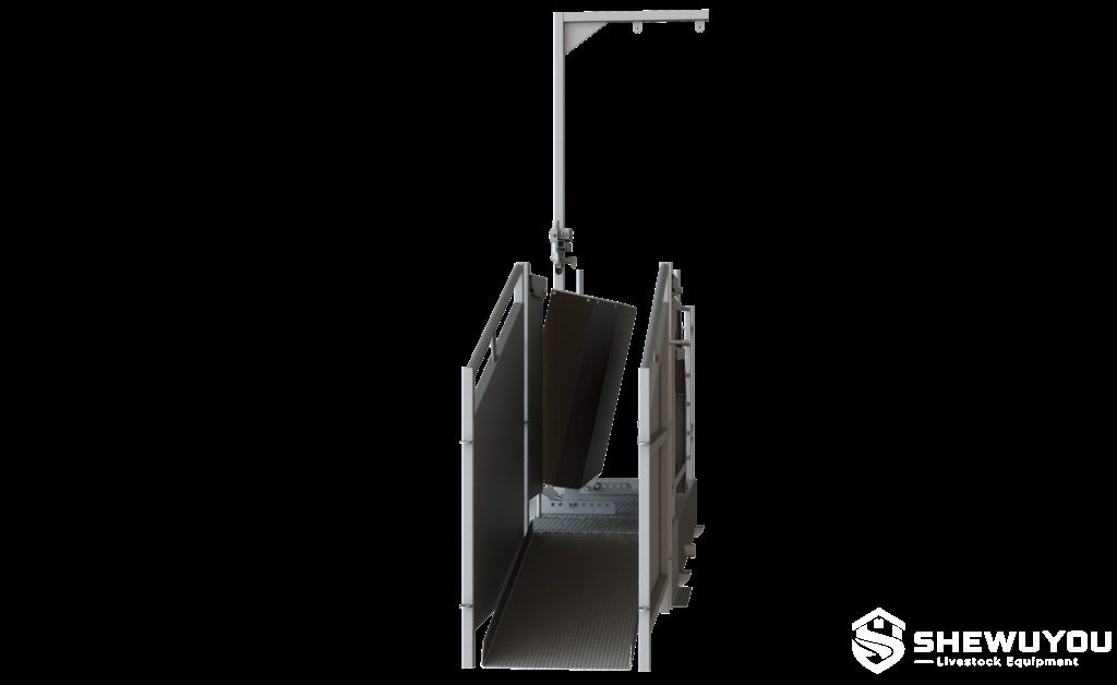 adjustable pneumatic sheep restraining clamp