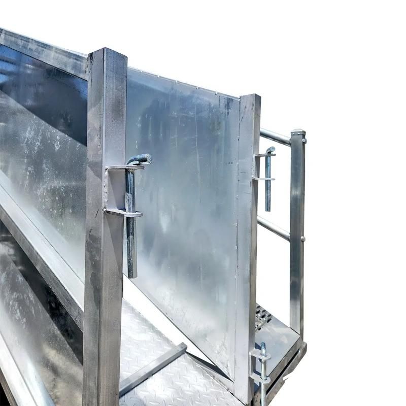 galvanized sheep loading ramp structural detail