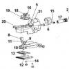 Shearing Handpiece Crank & Yoke Assembly
