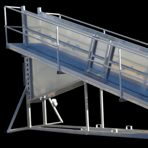 Sheep Loading Ramp with Operator Walkway - SHEWUYOU Livestock Equipment