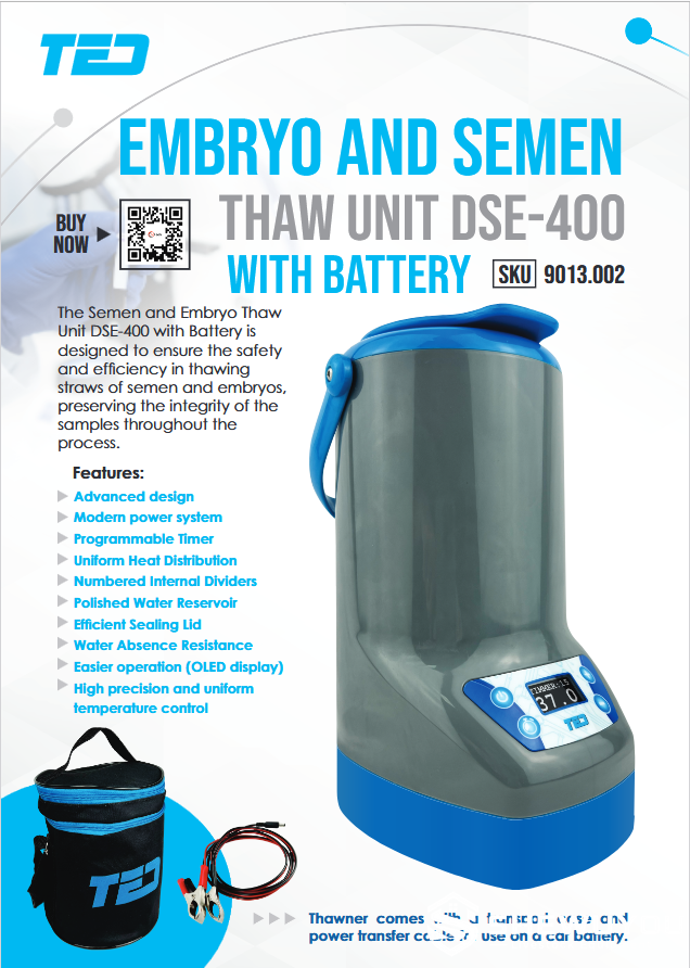 Portable Digital Semen Thaw Unit