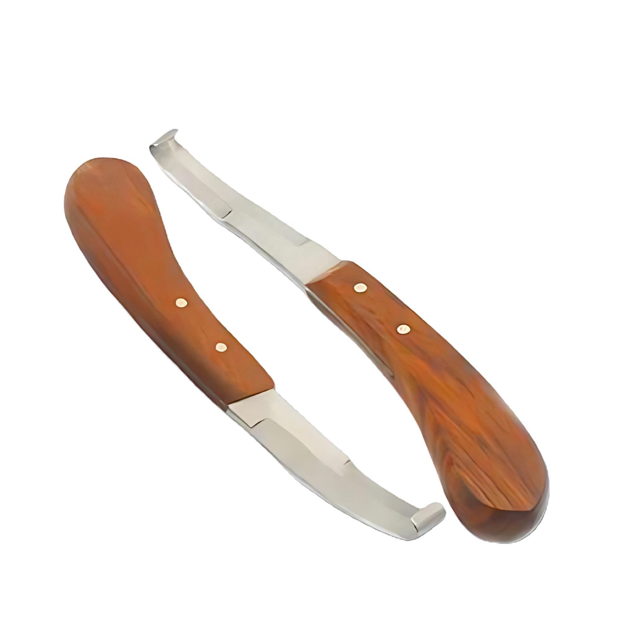 Professional Sheep Hoof Knife with Wooden Handle