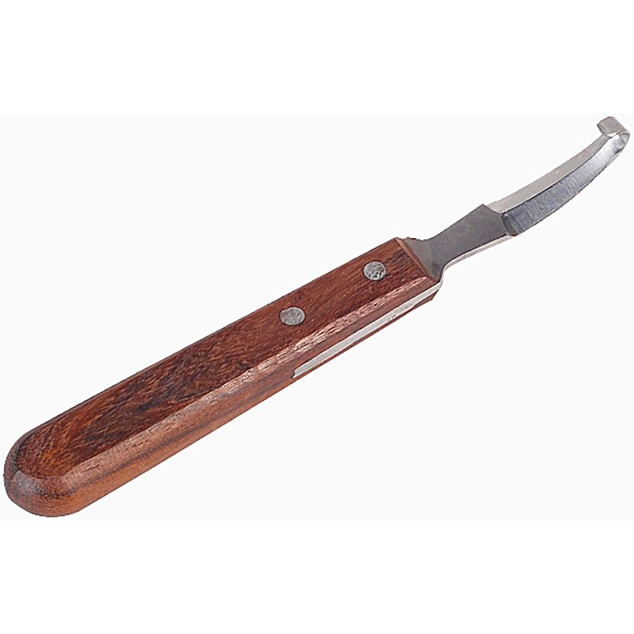 Sheep Hoof Trimming Knife with Wooden Handle