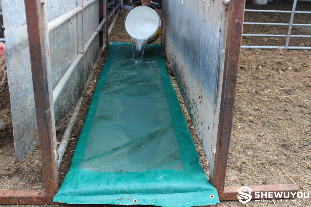 Sheep Foam Footbath Treatment Mat Preparation