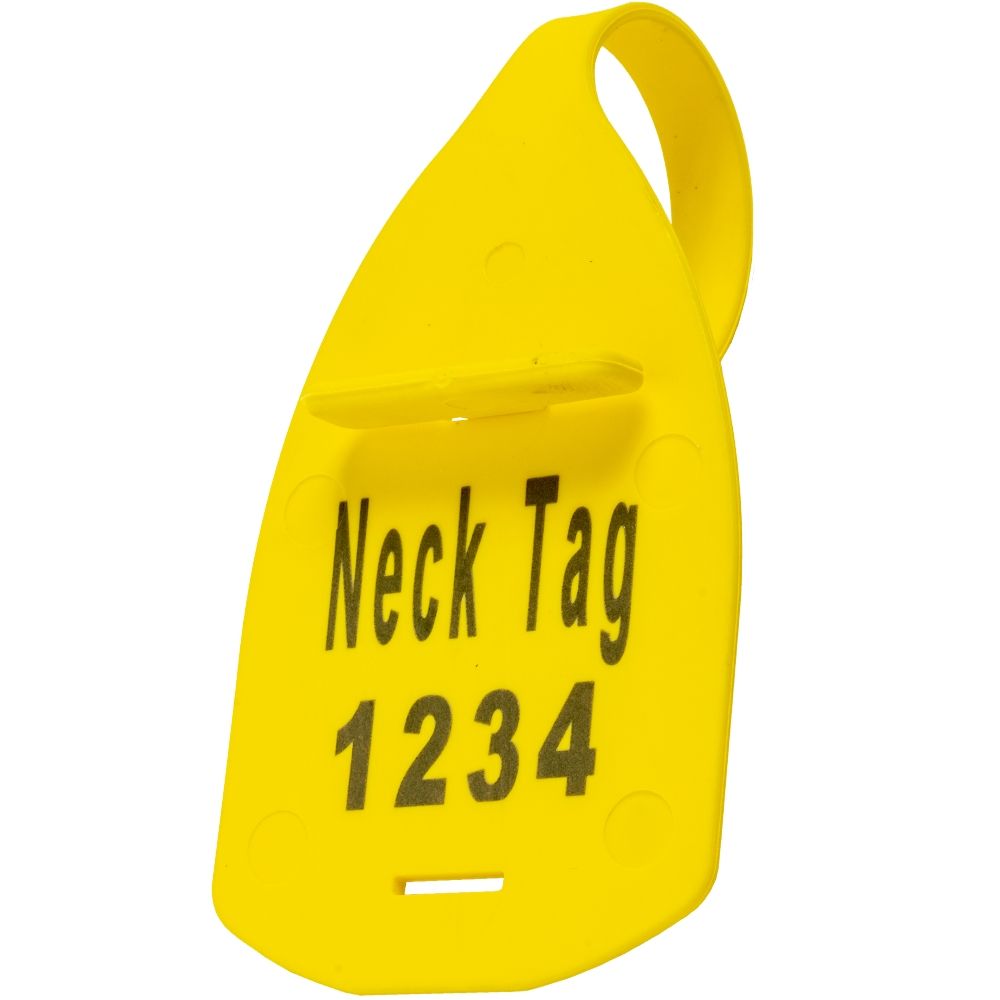 Yellow Sheep Identification Neck Tag