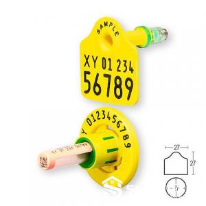 Tissue Sampling EID Sheep Ear Tag - SHEWUYOU Livestock Equipment