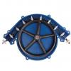 90° Chain Disc Feed Line Corner