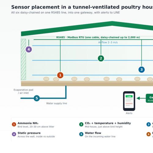 Multi-Point Livestock House Air Velocity Monitoring System - SHEWUYOU Livestock Equipment