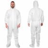 Disposable Coverall with Attached Boot Covers