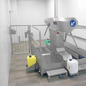 Hand Disinfection Station with Access Control - SHEWUYOU Livestock Equipment