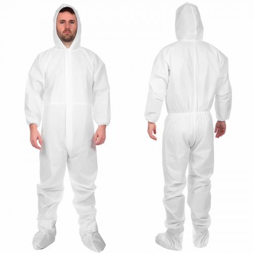 Disposable Coverall with Attached Boot Covers - SHEWUYOU Livestock Equipment
