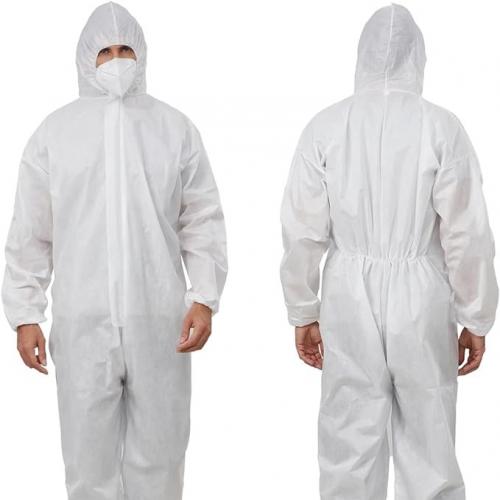 HDPE Hooded Disposable Protective Coverall - SHEWUYOU Livestock Equipment