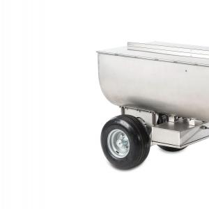Electric-Assist Stainless Steel Feed Cart - SHEWUYOU Livestock Equipment