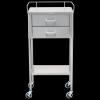 Stainless Steel Veterinary Utility Cart with Drawers