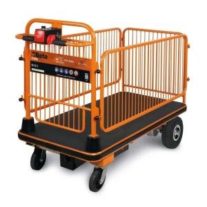 Electric Platform Cart with Removable Side Rails - SHEWUYOU Livestock Equipment
