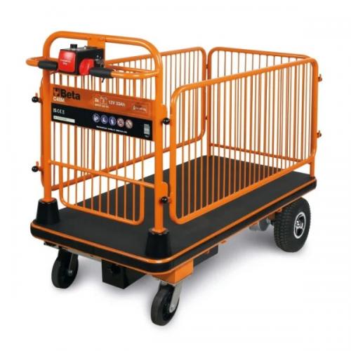 Electric Platform Cart with Removable Side Rails - SHEWUYOU Livestock Equipment