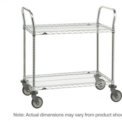 Stainless Steel Wire-Shelf Utility Cart - SHEWUYOU Livestock Equipment