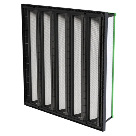Compact V-Bank Filter for Livestock Ventilation - SHEWUYOU Livestock Equipment